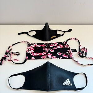 Face Masks- Set Three Models. DeWalt-Forever 21-Adidas.